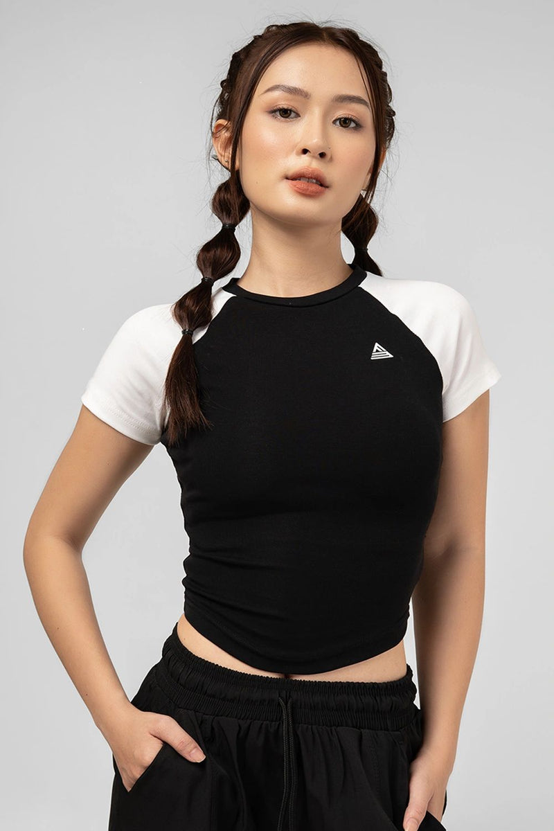 Áo raglan croptop Cotton ATNRL